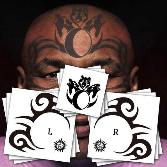 9 sheets temporary tribal tattoo