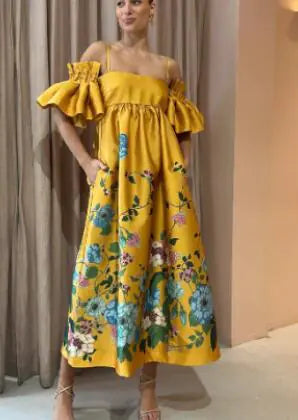 Dominica Dress -  off shoulder