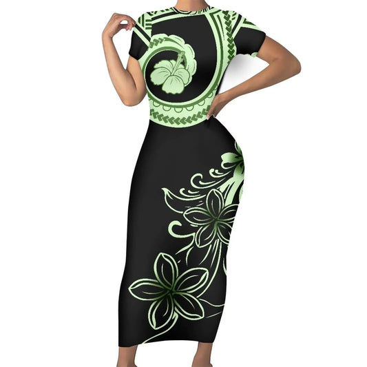 Polynesian Maxi Dress