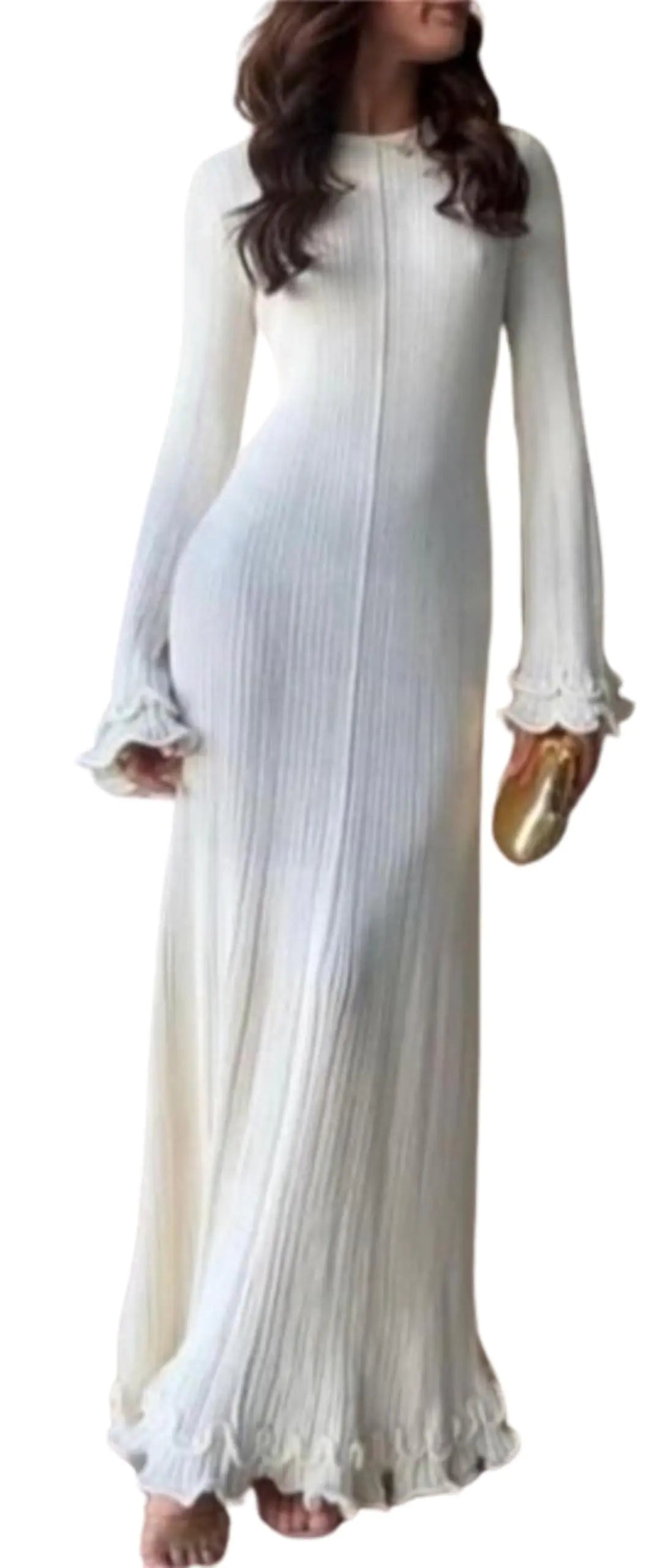 Stunning long sleeve Bodycon Maxi Dress