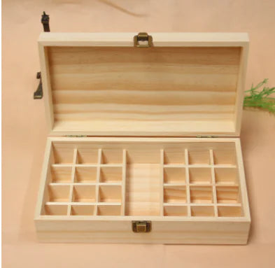 Wooden Essential Oil Storage Box - New Zealand Pine