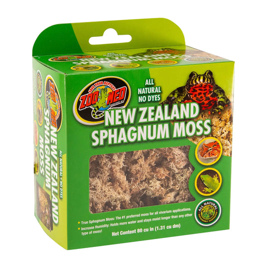 Zoo Med New Zealand Sphagnum Moss - Natürliches Terrariensubstrat für Landschildkröten und Reptilien Sphagnum Moss 1.3 L