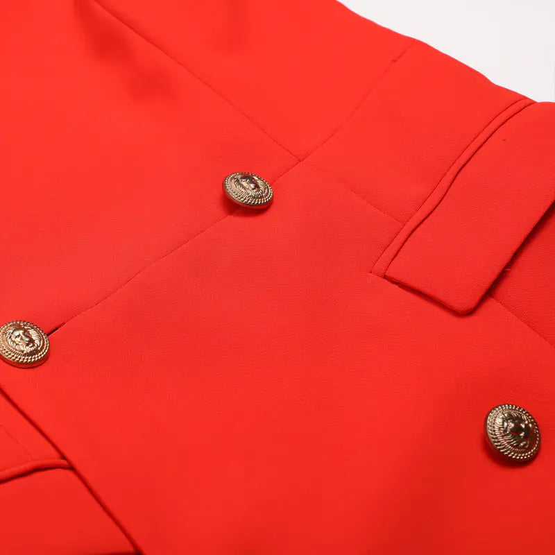 Suit Dress, V-Neck Dress, Cape Dress - Office attire